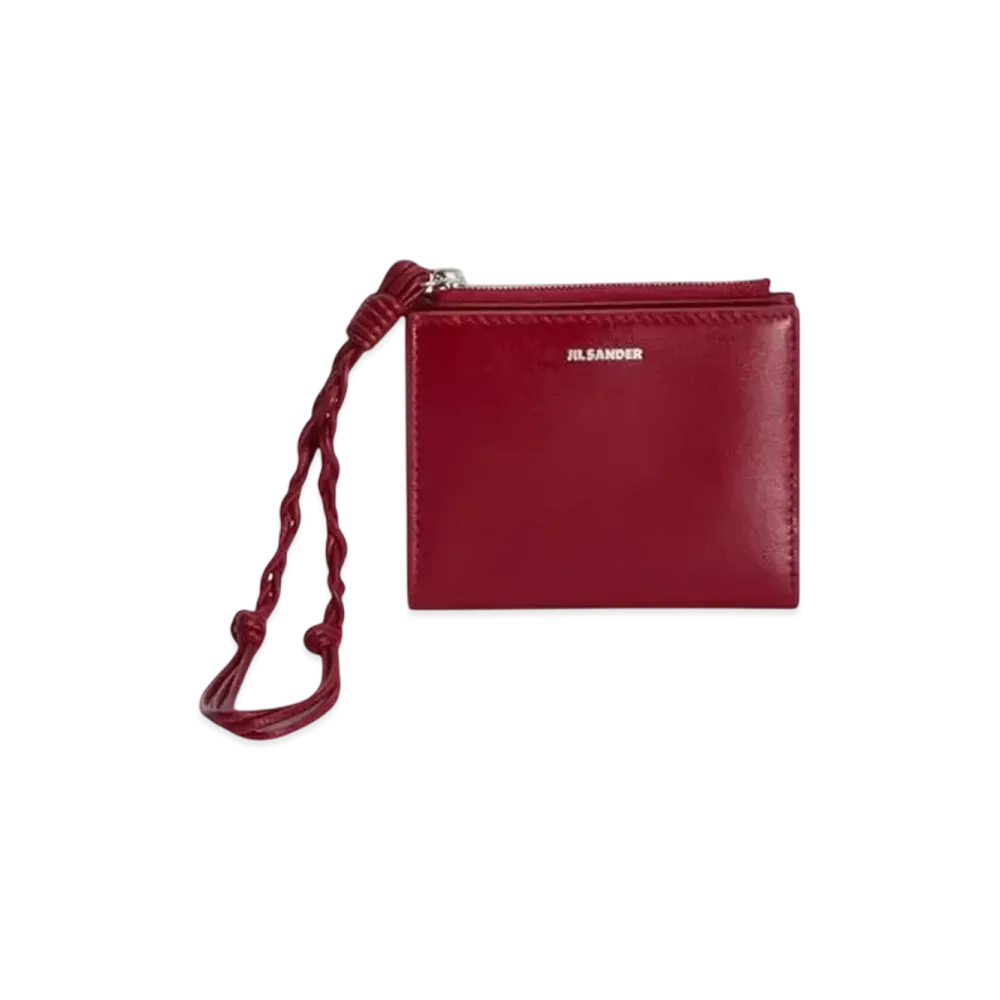 Jil Sander Tangle Wallet Mini "Cedar Red"