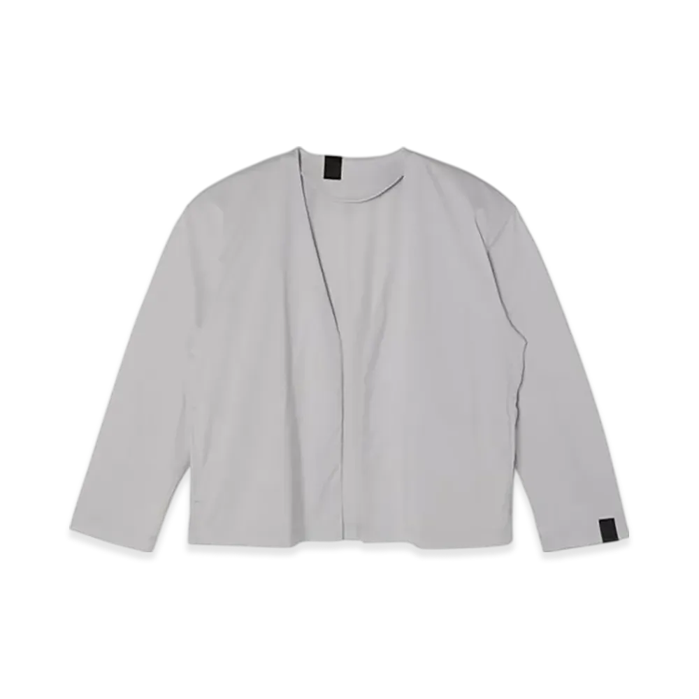 N.HOOLYWOOD Collarless Blouson "Light Gray"