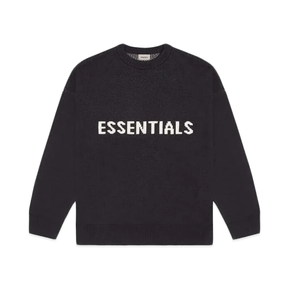 FEAR OF GOD ESSENTIALS Knit Sweater "Black"