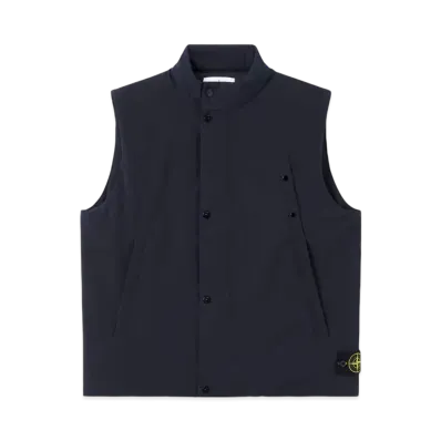 Stone Island G100001 Soft Shell-R_E.Dye Technology Recycled Polyester Primaloft Insulation "Navy Blue"