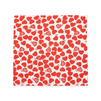HUMAN MADE Heart Bandana "Red"