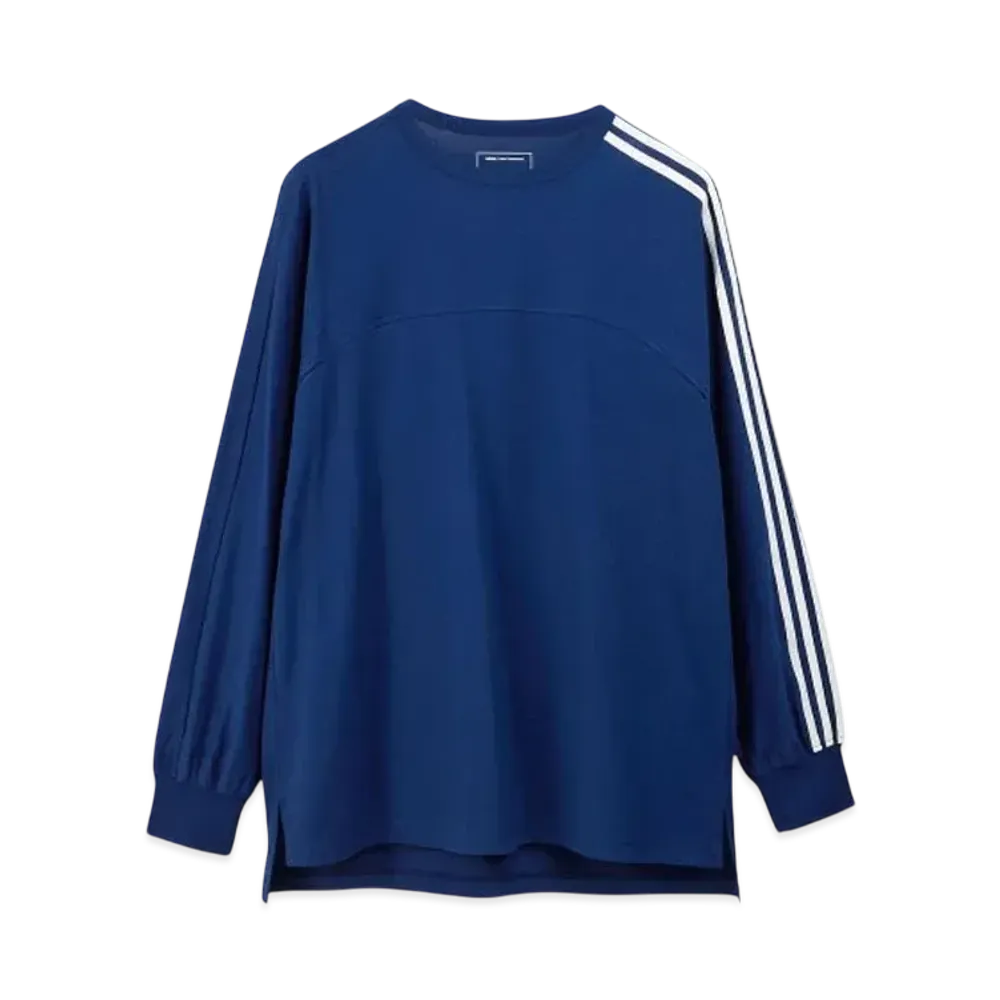 Y-3 M 3 Stripes Long Sleeve T-Shirt "Dark Blue"