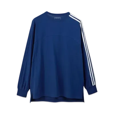Y-3 M 3 Stripes Long Sleeve T-Shirt "Dark Blue"