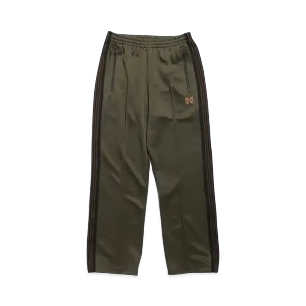 NEEDLES x Loftman Exclusive Track Pants Poly Smooth "Olive"