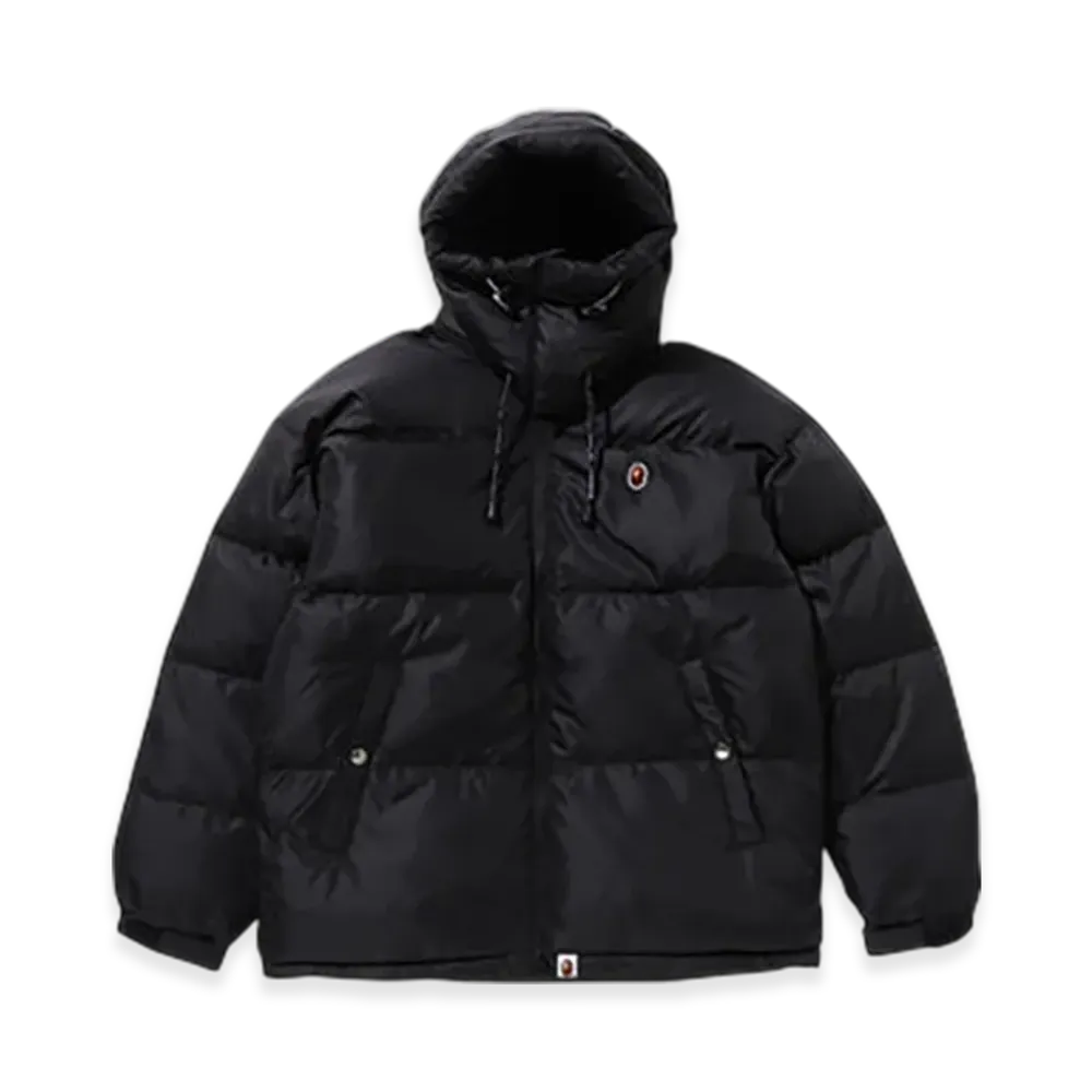 A BATHING APE One Point Relaxed Fit Down Jacket "Black"