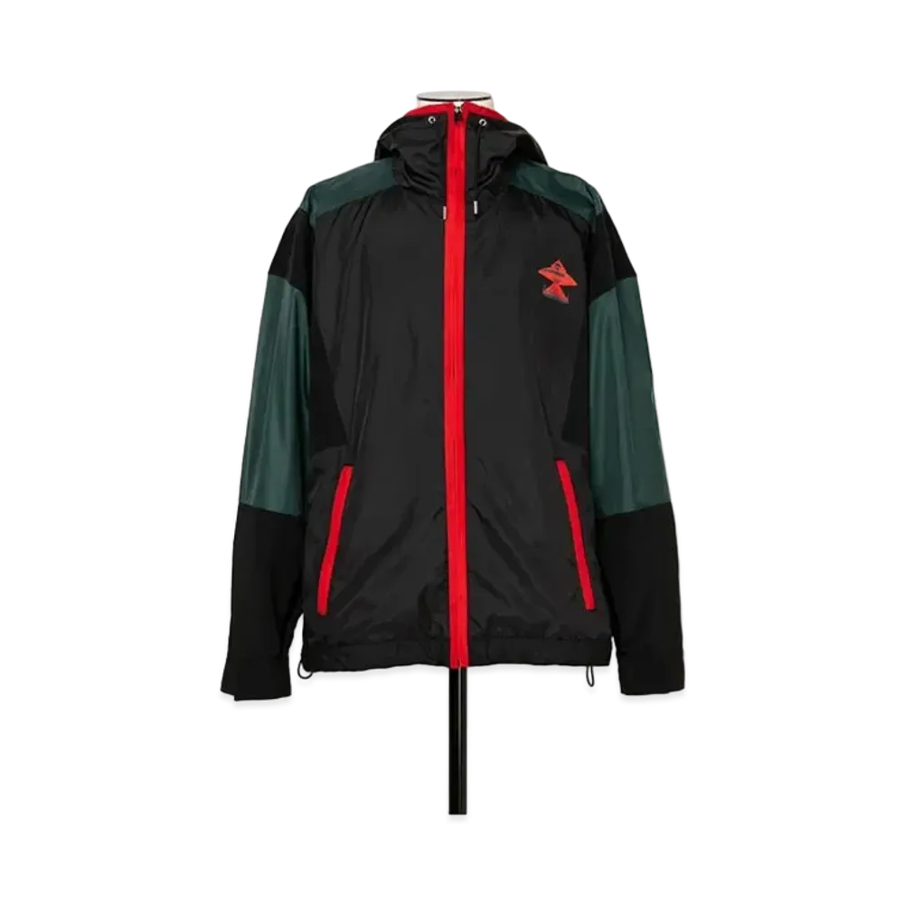 sacai x UNDERCOVER Zip Up Blouson "Black Green"