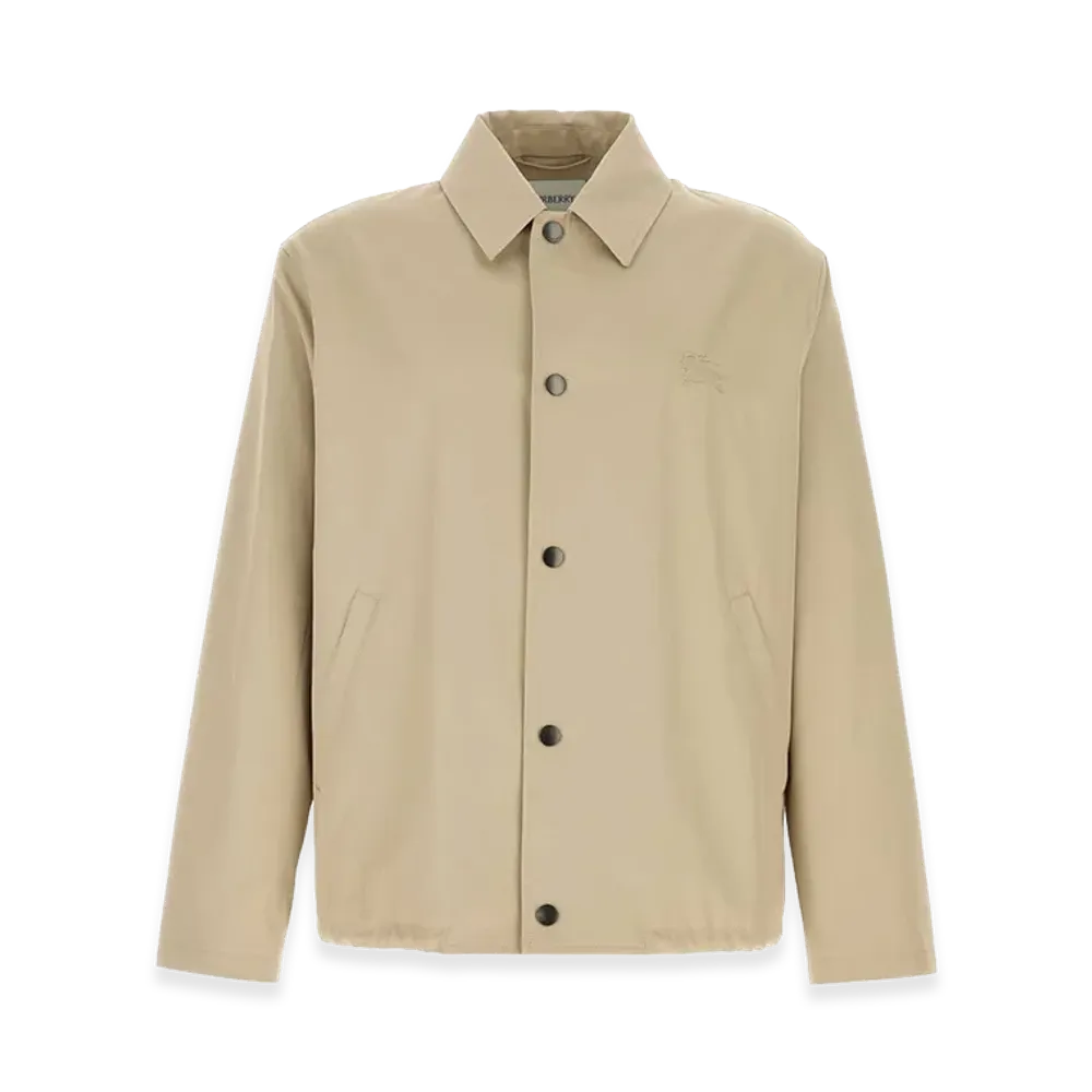 Burberry Cappuccino Gabardine Jacket "Beige"