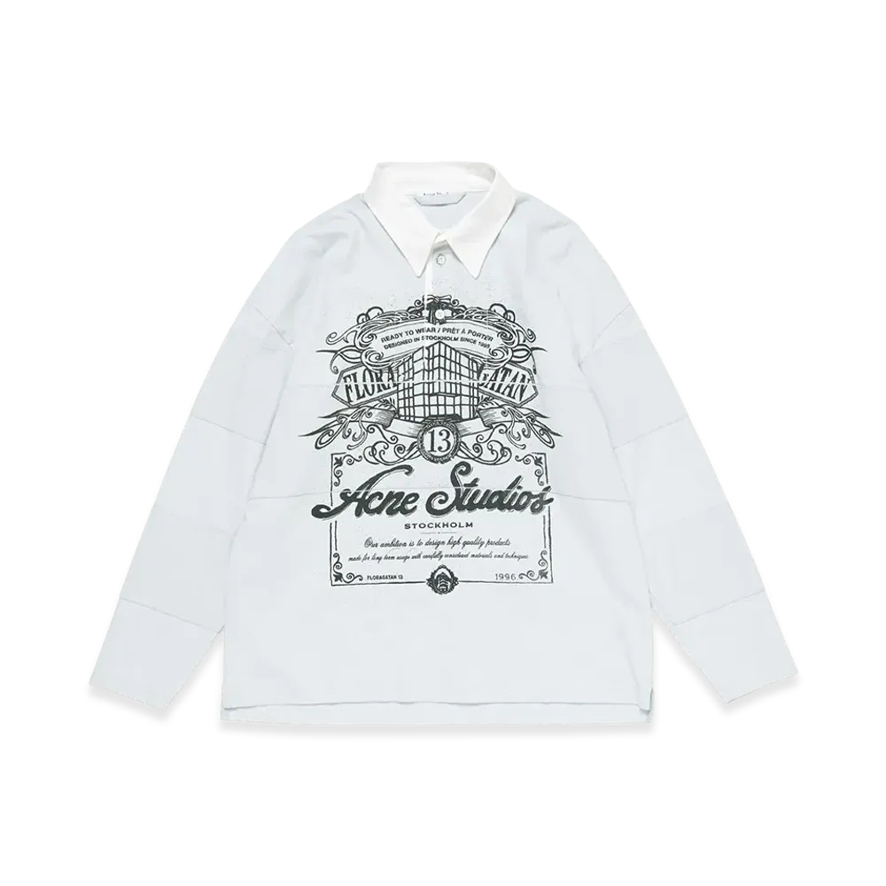 Acne Studios Logo Tee "Cold Grey"