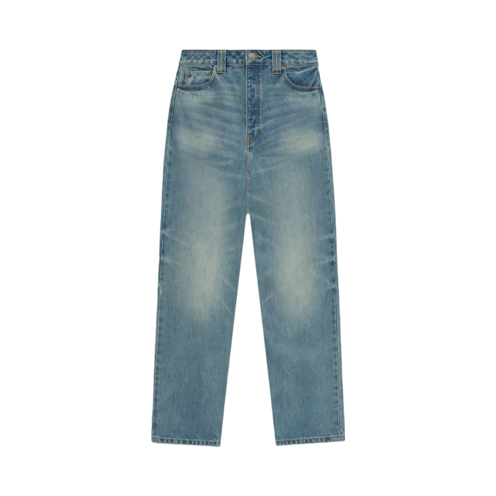 FEAR OF GOD Essentials Womens Straight Leg Jean "Vintage Blue"