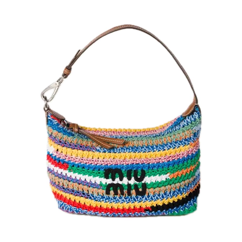 MIU MIU Crochet Pouch "Multi"