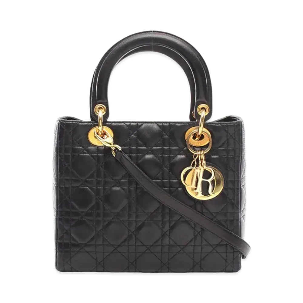 Dior Lady Dior 2WAY Bag "Black"