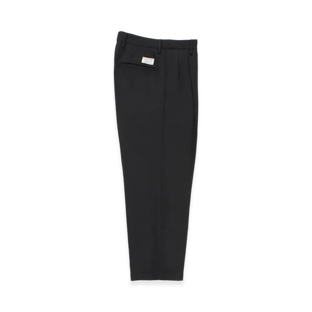 WACKO MARIA Double Pleated Wool Trousers "Black"