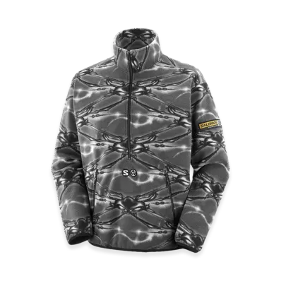 SALOMON x SLAM JAM Fleece "Deep Black/White"