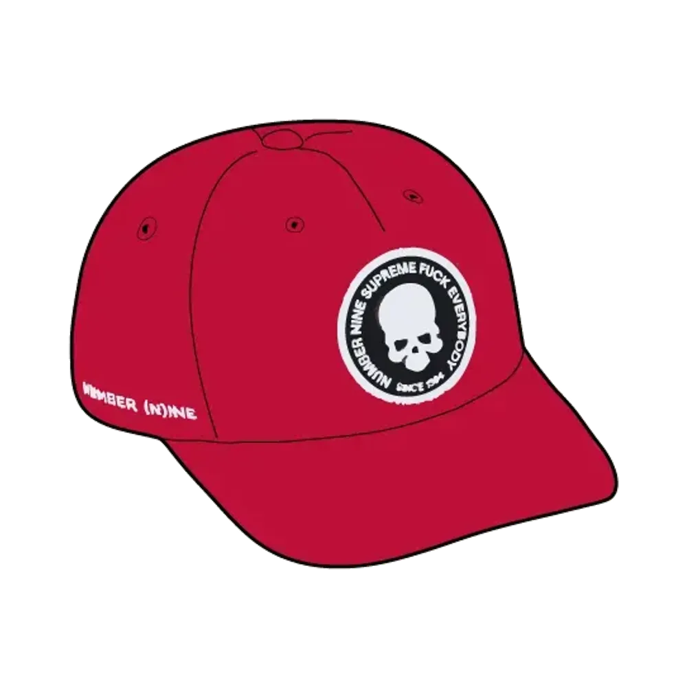 Supreme x Number (N)ine 6-Panel "Red"