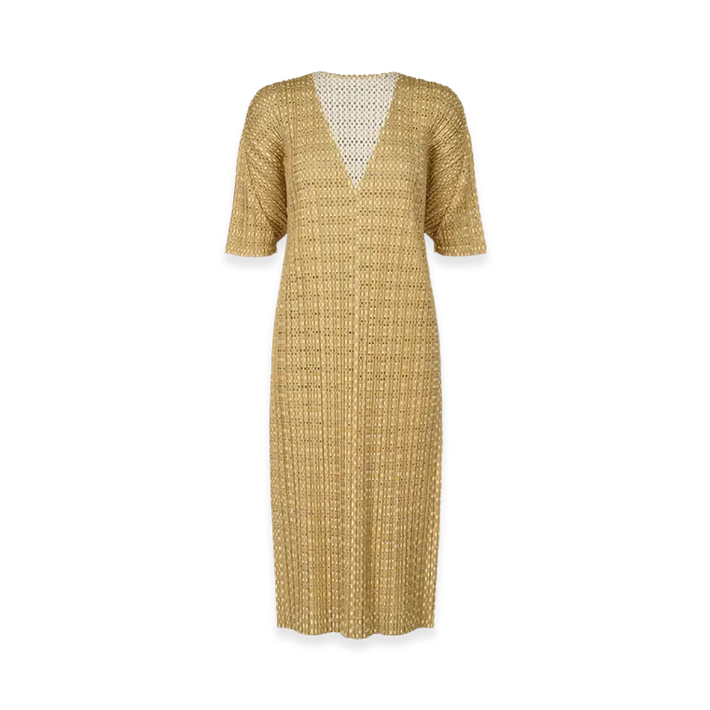 PLEATS PLEASE ISSEY MIYAKE Flicker "Beige/White"