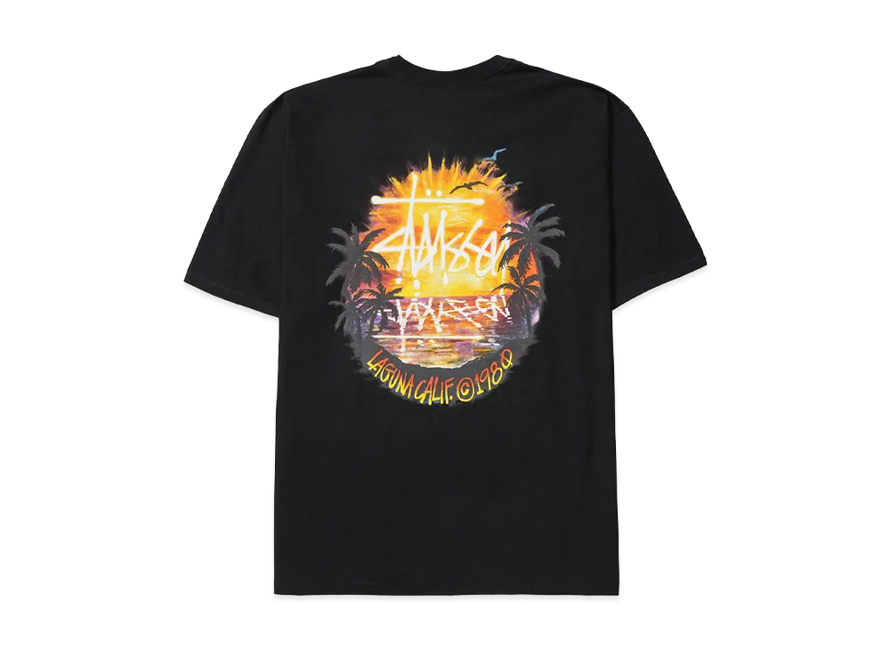 Stussy Sunset Tee "Black"