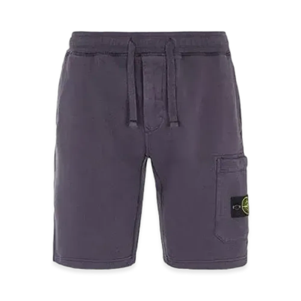 Stone Island 64620 BRUSHED COTTON FLEECE_REGULAR FIT "Ink Blue"