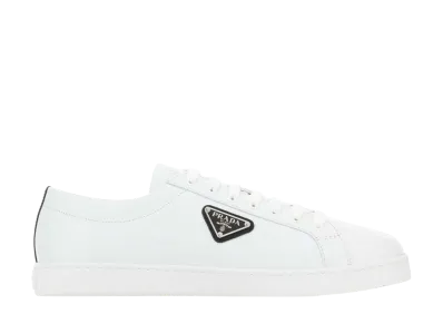 PRADA Leather Sneakers "White"