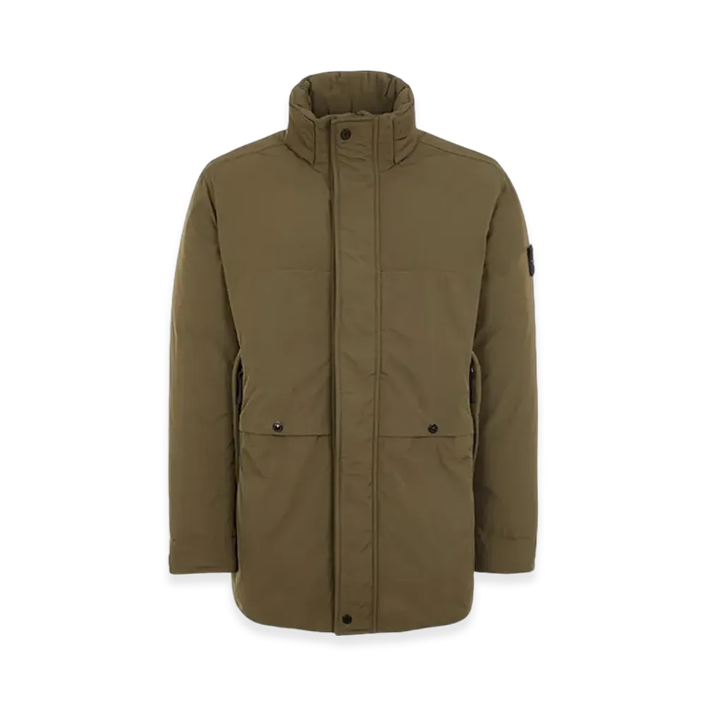 Stone Island 41726 Micro Twill Down Jacket - 23FW "Olive Green"