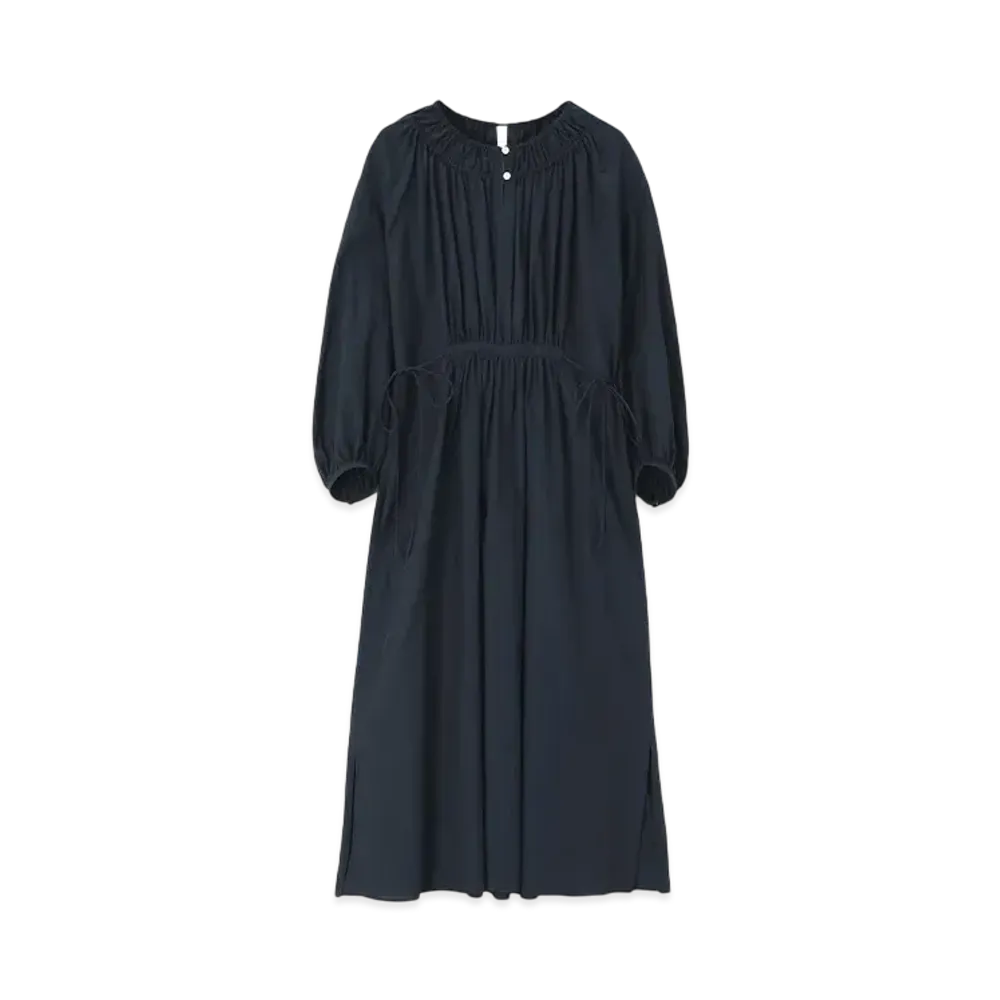 Paul Smith Women's Solid Gathered Dress "Navy"