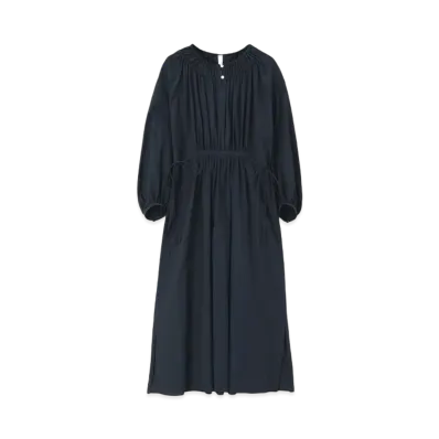 Paul Smith Women's Solid Gathered Dress "Navy"