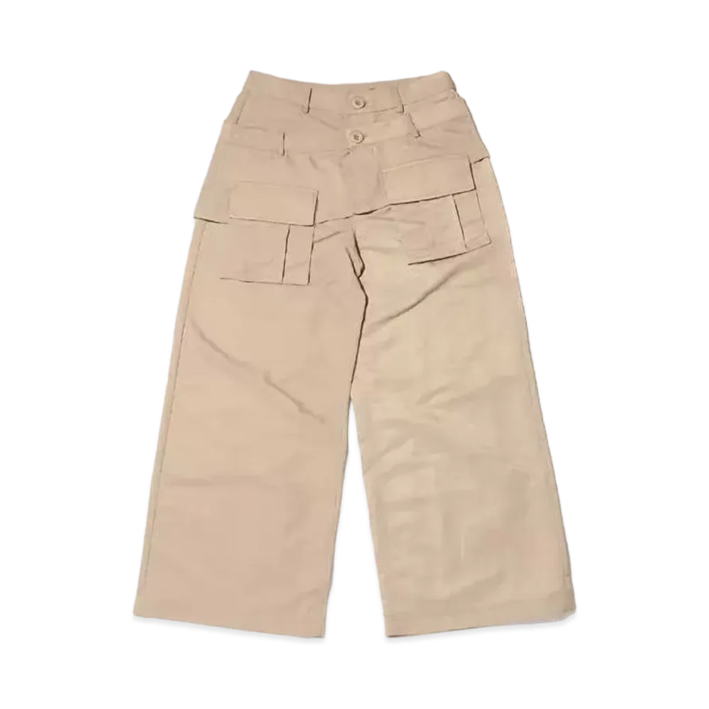 atmos pink Double Waist Pants "Beige"