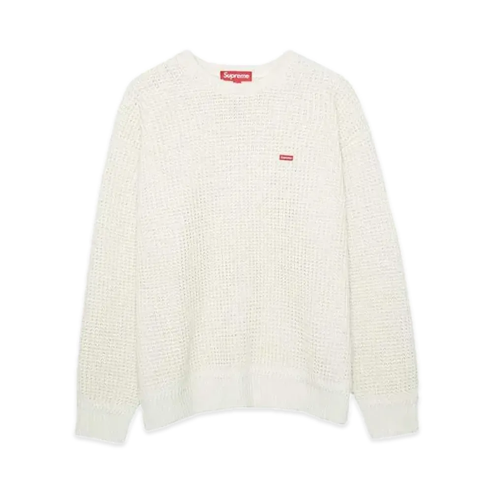 Supreme Waffle Small Box Sweater "Stone"