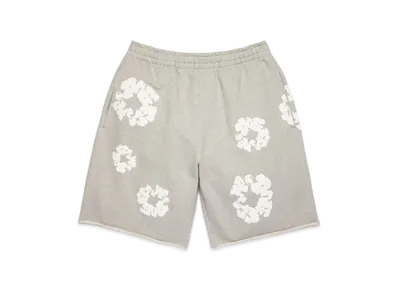 DENIM TEARS Cotton Wreath Sweatshorts "Grey"