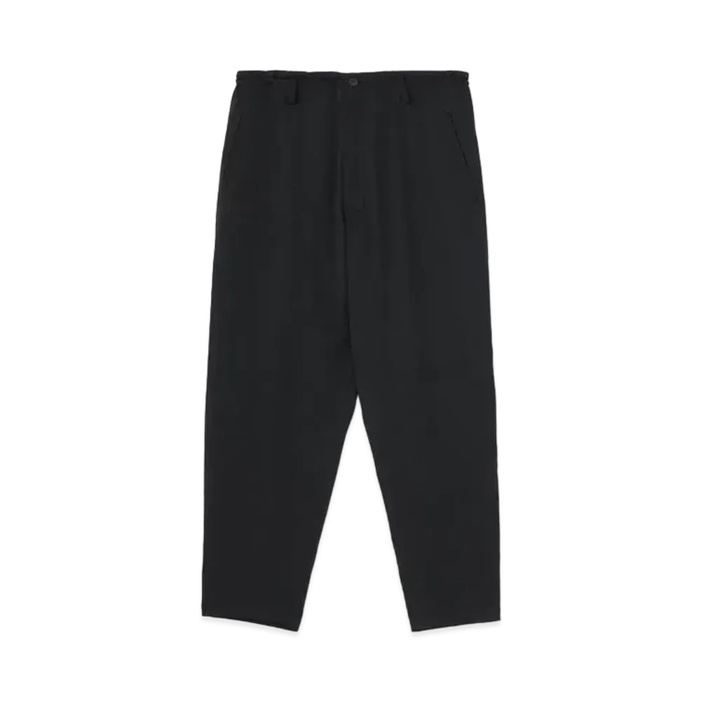 Yohji Yamamoto Pour Homme W/GARBARDINE TAPERED PANTS "Black"