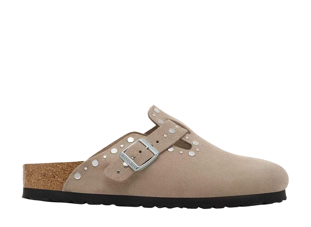 BIRKENSTOCK Women's Boston Rivets "Taupe"