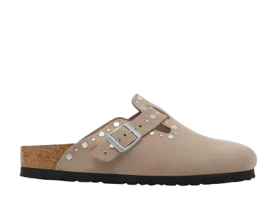 BIRKENSTOCK Women's Boston Rivets "Taupe"