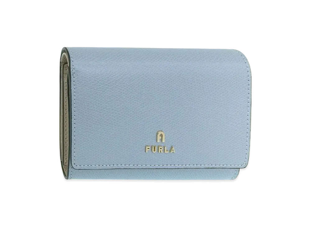 FURLA Camelia M Compact Wallet Flap "Blue"