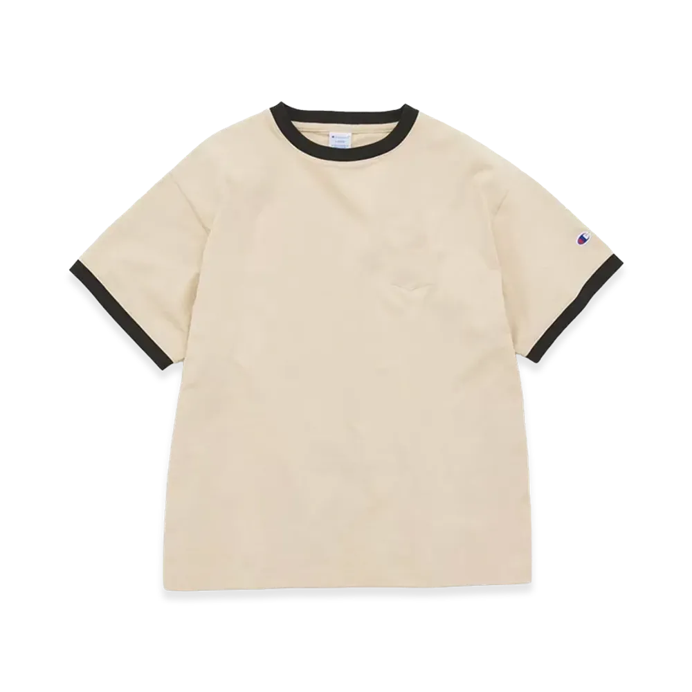 Champion x JOURNAL STANDARD Ringer Pocket T-Shirt "Beige"