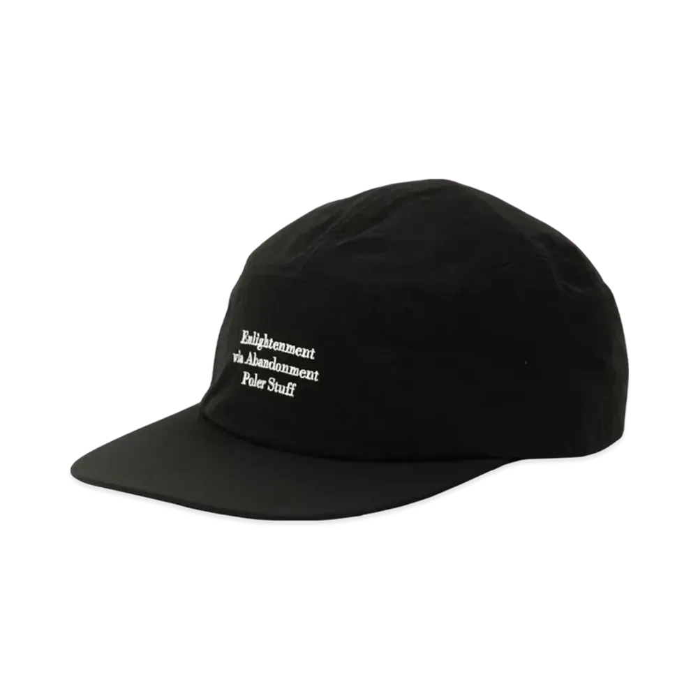 POLeR Nylon 5 Panel Cap "Black"