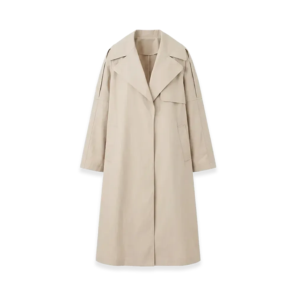 Max Mara the Cube Women's The Cube Utrench Oversize Trench Coat "Natural"