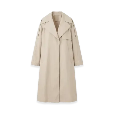 Max Mara the Cube Women's The Cube Utrench Oversize Trench Coat "Natural"