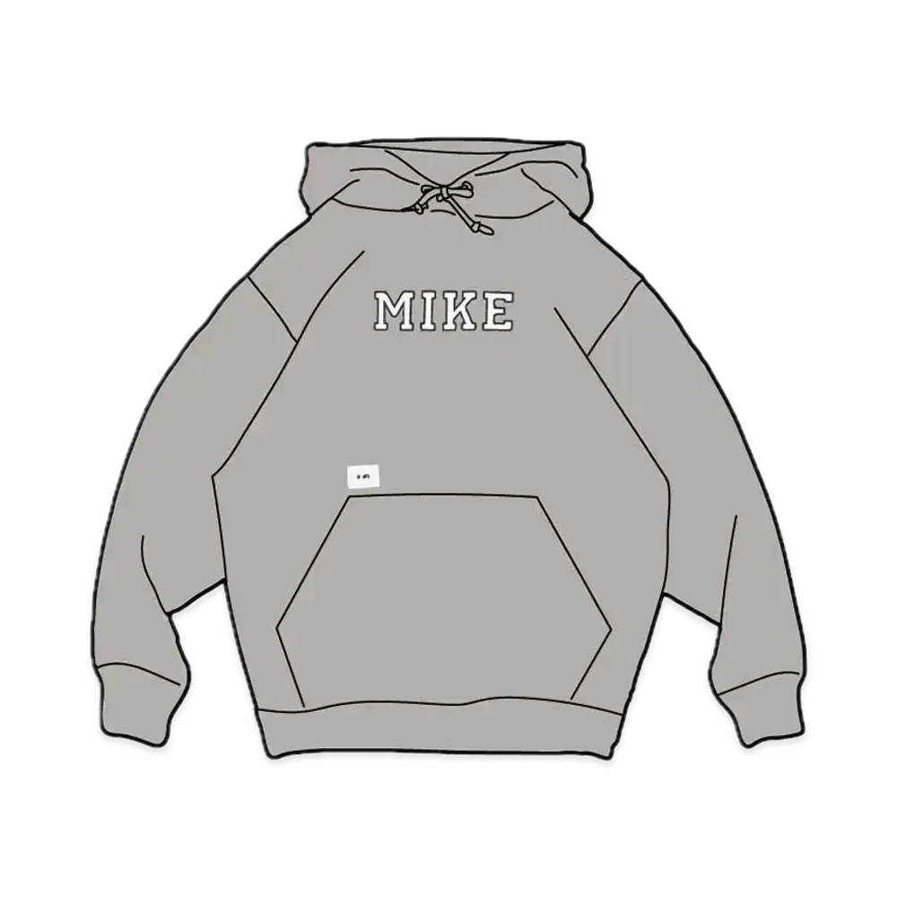 WTAPS Academy / Hoody / Cotton / MIKE "Ash Gray"