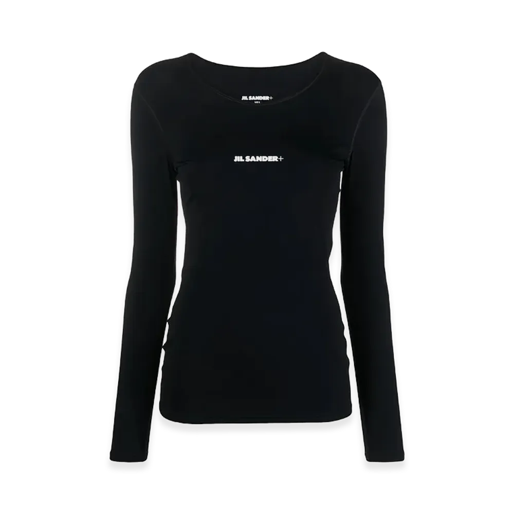 Jil Sander Women's Long Sleeve Tee "Black"