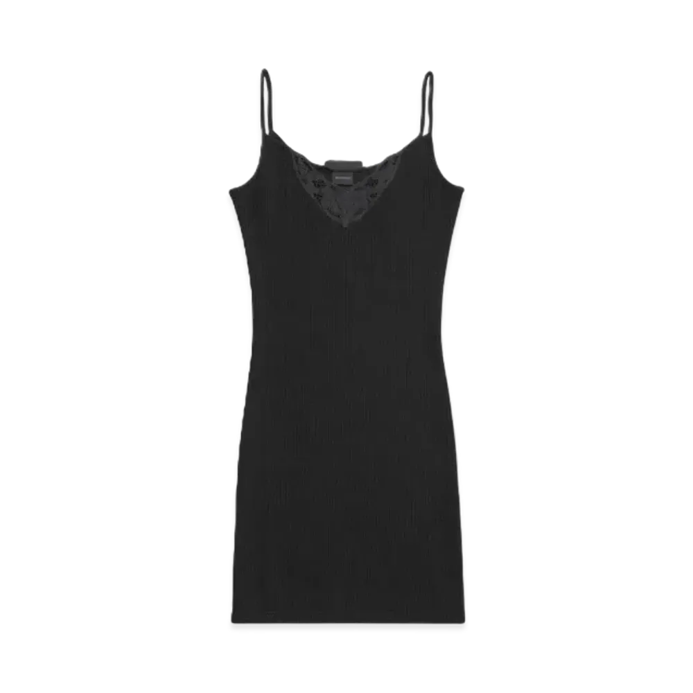 BALENCIAGA Outside Loop Strap Mini Dress "Black"