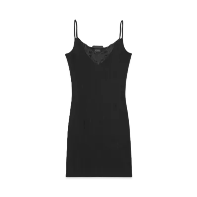 BALENCIAGA Outside Loop Strap Mini Dress "Black"