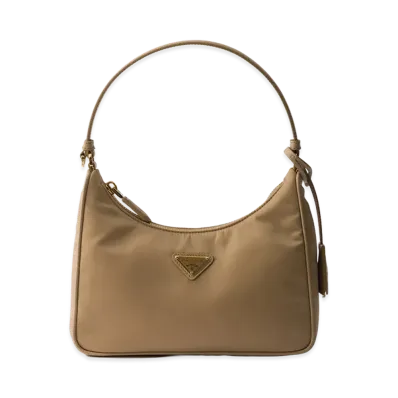 PRADA Re-Edition 2005 Re-Nylon Mini Bag "Camel"