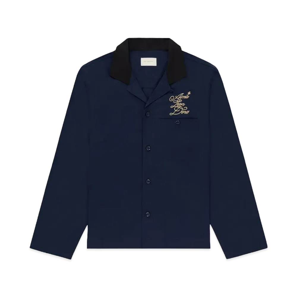 Aime Leon Dore 214 Lounge Shirt "Navy"