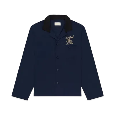 Aime Leon Dore 214 Lounge Shirt "Navy"