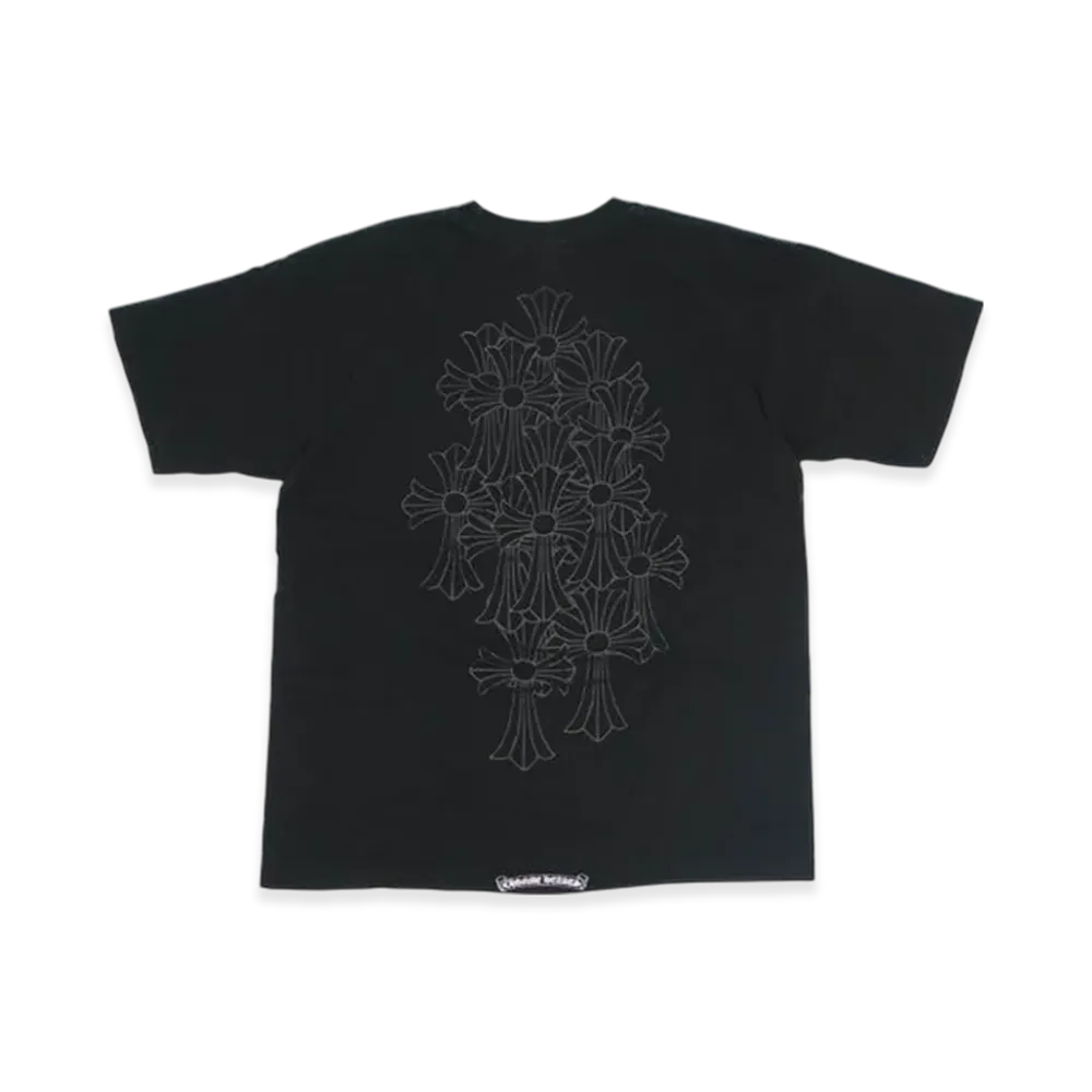 Chrome Hearts Cemetery Cross Back Print T-Shirt "Black"