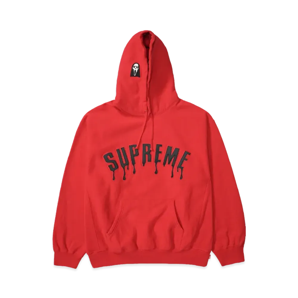 Supreme Ghostface Arc Hooded Sweatshirt "Red"