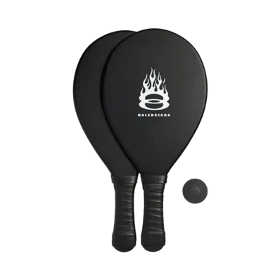 BALENCIAGA Beach Rackets "Black/White"