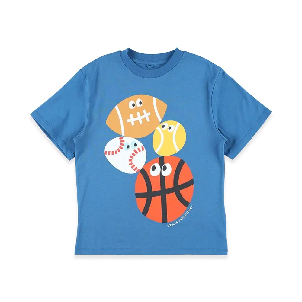 STELLA McCARTNEY Kids T-Shirts "Blue"