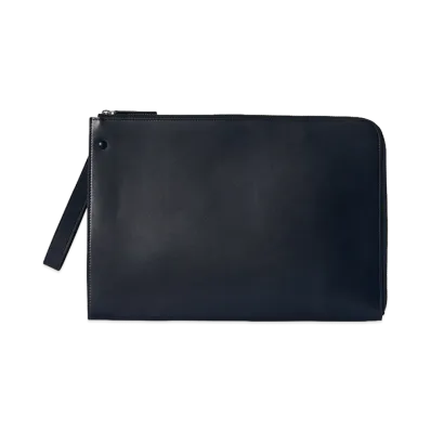 The Row Women's Leather Large Wristlet Wallet "Sapphire"