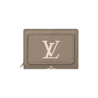 Louis Vuitton Clea Wallet Monogram Empreinte Leather "Turtledove/Creme"