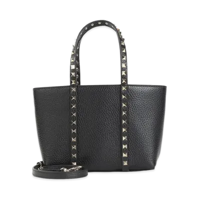 Valentino Garavani Women's Calf Leather Shoulder Bag "Black"